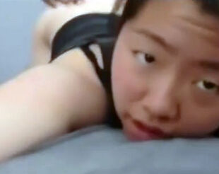 Asian woman bangs with her fresh dark-hued buddy