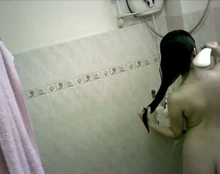 Small chinese virgin bathing hidden cam